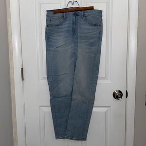Light wash jeans
